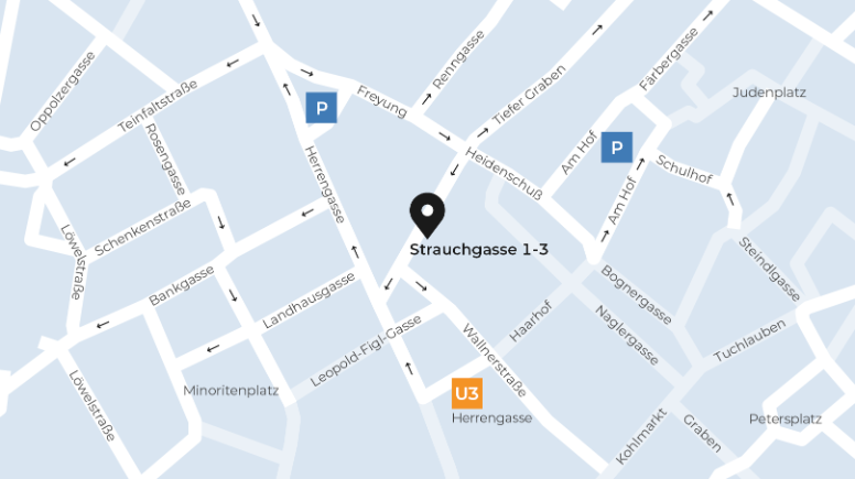 Der OeKB Standort im Stadtplan